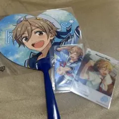 あんスタ　真白友也　ハートうちわ　メタリックカードコレクション　エモカ