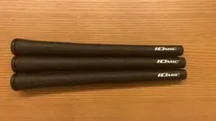 IOMIC ブラックラバーグリップ 3本セット