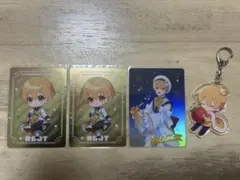 すとぷり るぅとくん カード3枚とアクリルキーホルダー 1個セット