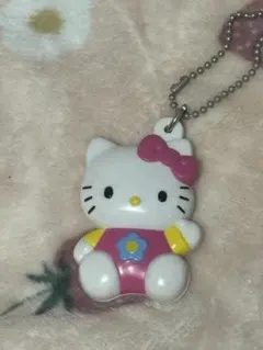 ハローキティ ☆スライドミラー付きキーホルダー☆新品未使用自宅保管品☆2000年