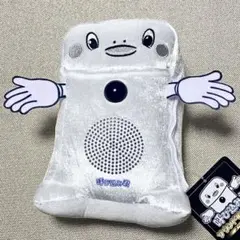 呼び込み君 サウンドぬいぐるみ ゴージャスVer ホワイト 約20cm タグ付②のサムネイル