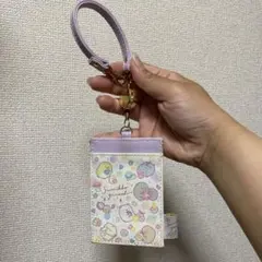 すみっコぐらし パスケース リール付き