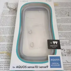 【人気再入荷】AQUOS sense10/9 背面クリアケース ライトグレーのサムネイル