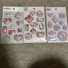 【ディズニー】ウォーターシール　3セット　セリア