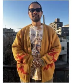 EXODUS FIRE HOUSE MOHAIR CARDIGAN エクソダス