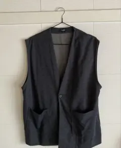 BEAMS ベスト L グレー