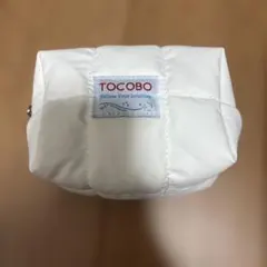 TOCOBO キルティング ポーチ ホワイト