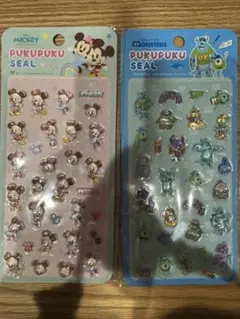 PUKUPUKUシール　ディズニー　4点セット