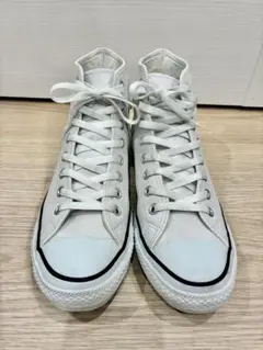 Converse 27.0cm All Star レザー ホワイト ハイカット