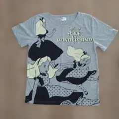 Disney Alice in Wonderland Tシャツ グレー Lのサムネイル