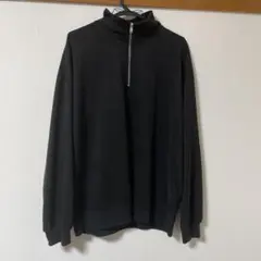 CLEL ハーフジップ スウェット ブラック Sサイズ