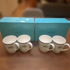ティファニーTiffany Morning Glory新品カップ2ケーキ皿2枚 ティファニーTiffany Morning Glory新品カップ2ケーキ皿2枚 - メルカリ