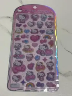 ハローキティ コットンパフィーシール