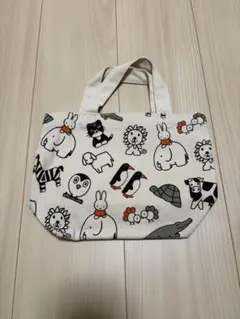 ミッフィー miffy 動物柄 ミニトートバッグのサムネイル