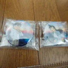 名探偵コナン　セガラッキーくじ　缶バッジセット　 毛利蘭、コナン