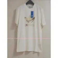 タグ付★adidas アディダス 爽やかなカモフラ トレフォイル Tシャツ/XL