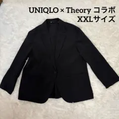 【未使用級】ユニクロ×セオリー コラボ 感動ジャケット 2XL 黒 大きいサイズ