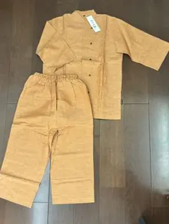 新品・タグ付き 西川産業 井上千鶴 綿麻パジャマ Mサイズ 麻50％ 日本企画のサムネイル