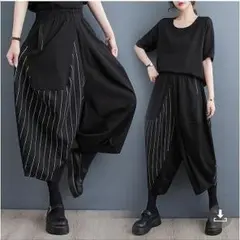 大きいサイズ レディース ウエストゴム　パンツ　春夏 秋 新品