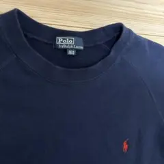 ラルフローレン ポニー刺繍 スウェット トレーナー　ネイビー　160 y2k