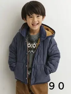 URBAN RESEARCH DOORS フード取外可　キルトジャケット 90