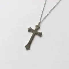 十字架ネックレス　シルバーチェーン　ロザリオ　クロス