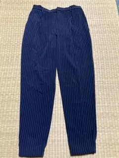 UNIQLO ジョガーパンツ　ネイビー ストライプ パンツ Mサイズ