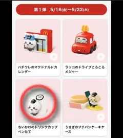 ハッピーセット　2025年　ちいかわ