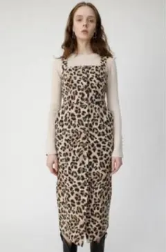 美品　マウジー　ワンピース　レオパード柄