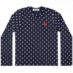 PLAY COMME des GARÇONS ドット柄長袖Tシャツ Mサイズ - メルカリ