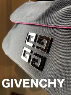 【美品・完品】オールドジバンシィ 4Gロゴ リバーシブルバッグ ポーチ付