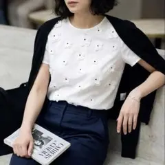 【美品】アニエスベー　半袖ブラウス