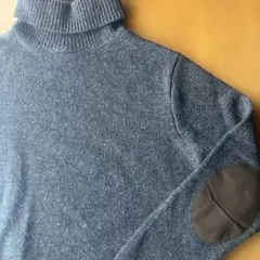 j.crewタートルネック ニットセーター エルボーパッチ　Mサイズ