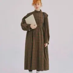 FREAK'S STORE バルーン　スリーブ　マキシ　フレア　ワンピース