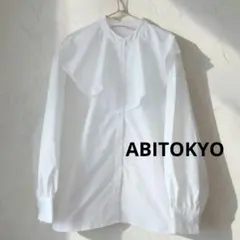 ABITOKYO ビッグカラー ルーズフィット ブラウス 白 オーバーサイズのサムネイル