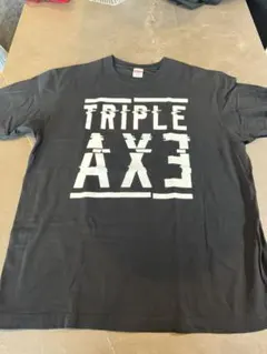 TRIPLE AXE ブラックTシャツ XXL