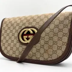 2025年最新】オールドグッチ ショルダーバッグ インターロッキング