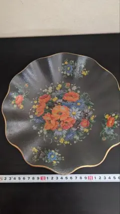 昭和レトロなガラス皿