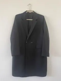 GU ロング丈ジャケット　XL 黒　レディース　チェスターコート風