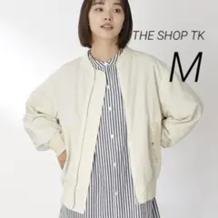 【ヒルナンデス！で紹介】 THE SHOP TK リブブルゾン ナイロン