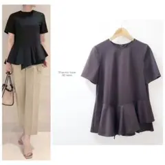 美品☆23SS☆セオリーリュクス フレア カットソー ブラウン 高橋リタのサムネイル