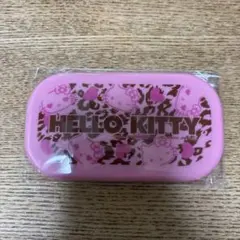 HELLO KITTY レオパード柄コーム、鏡ケース