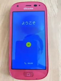 docomo らくらくスマートフォン F-04J 本体 ピンク