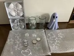 IKEAなど　ガラス　クリスマスオーナメント セット　ハロウィンのサムネイル