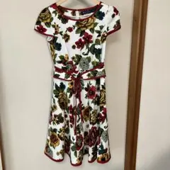 美品✨エムズグレイシー 総レースワンピース エンブロイダリー 花柄