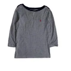 RALPH LAUREN ストライプ ７分袖　Tシャツのサムネイル