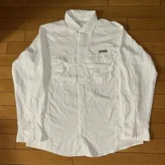 Columbia PFG 長袖シャツ ホワイト フィッシング アウトドア