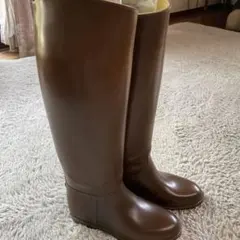 極美品❤️AIGLE。XL。ブラウンラバー長靴23㎝