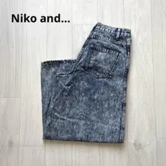 niko and ... デニム ワイドパンツ M【美品✨️】