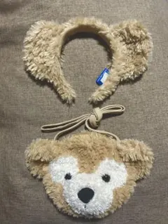 ディズニー ダッフィー カチューシャ ポシェット 2点セット